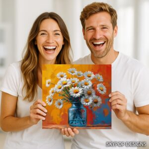 Daisy Bouquet Art
