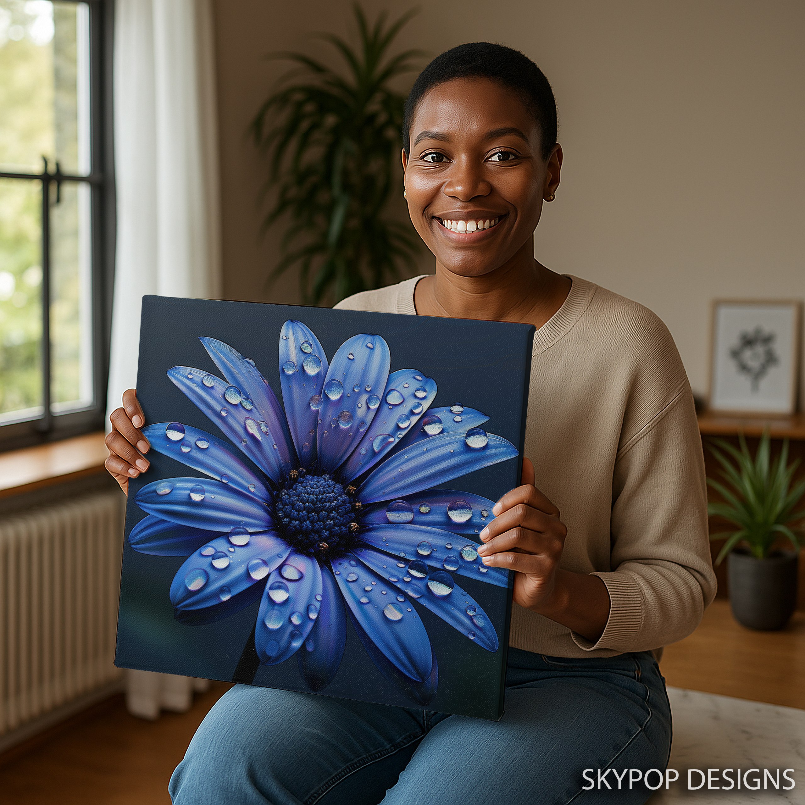 9.jpg Blue Daisy Art
