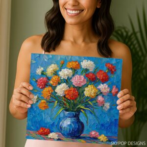 Carnation Bouquet Art