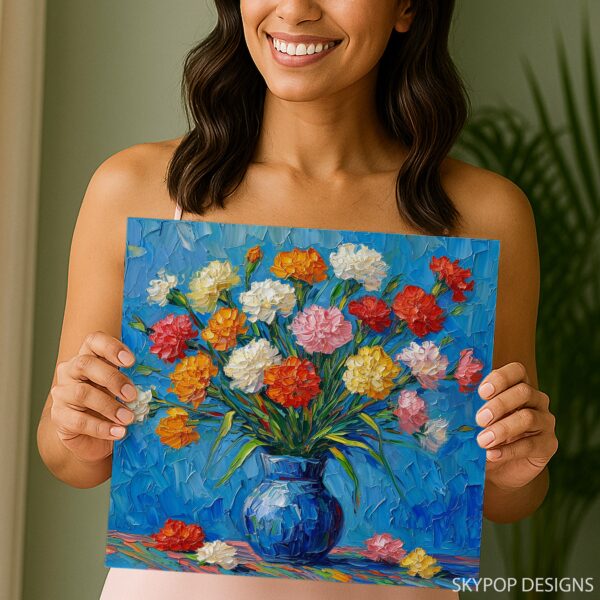 Carnation Bouquet Art
