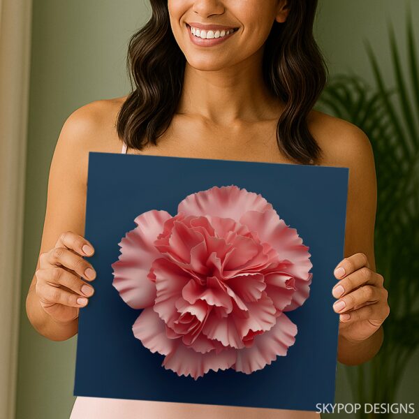 Pink Carnation Art