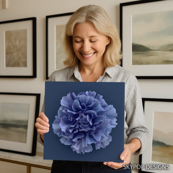 Blue Carnation Art