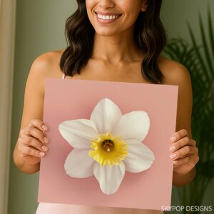 Daffodil Bloom Art