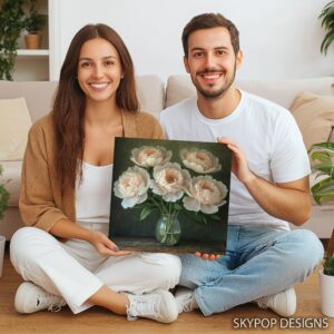 Peony Vase Art
