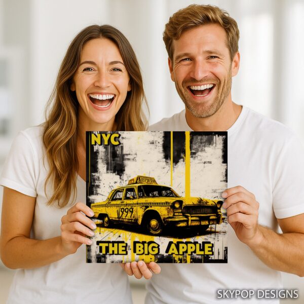 NYC Yellow Cab The Big Apple Art