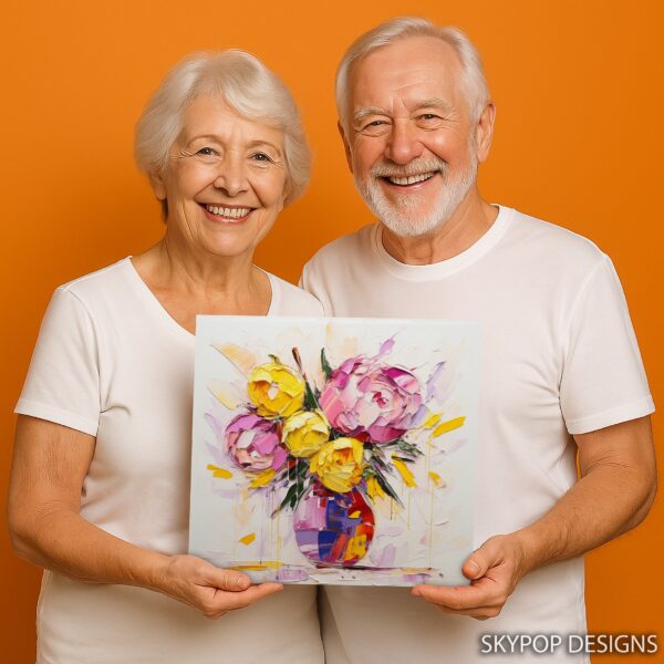 Peony Bouquet Art