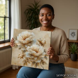 Peony Blooms Art
