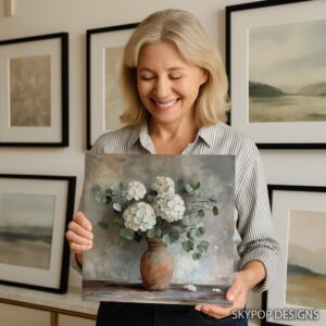 Hydrangea Vase Art