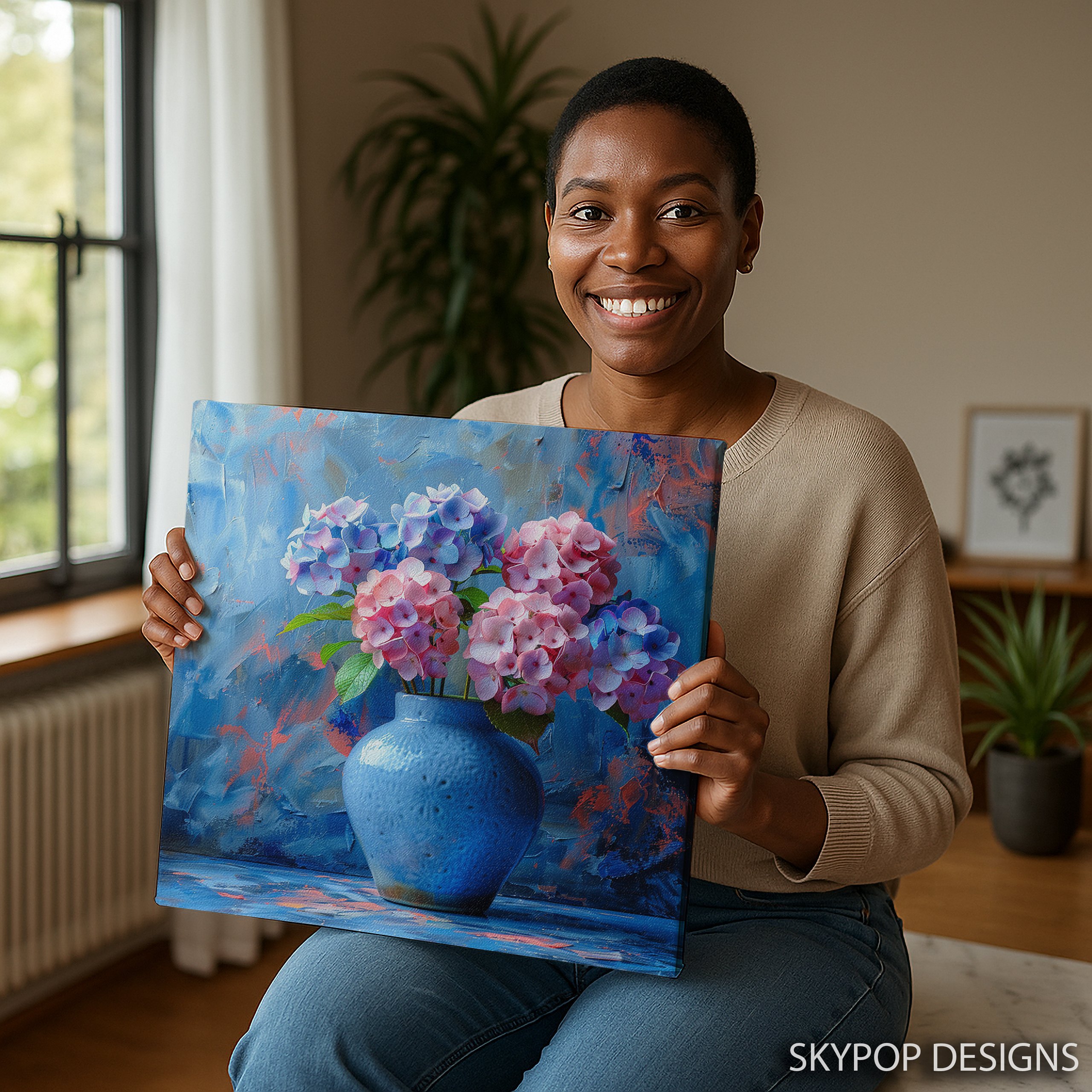 9.jpg Hydrangea Bloom Vase Art