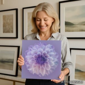 Dahlia Bloom Art