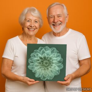 Dahlia Flower Art