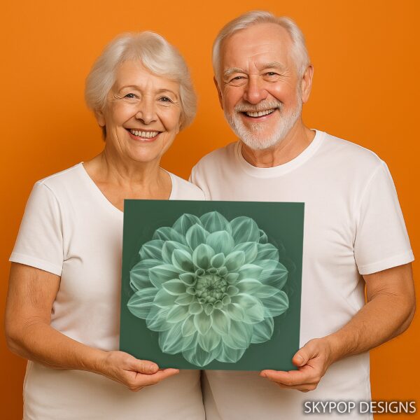 Dahlia Flower Art