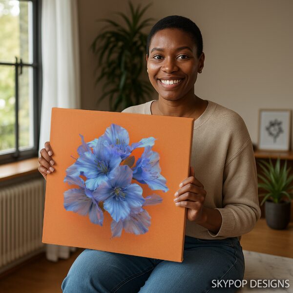 Delphinium Art