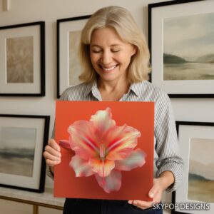 Amaryllis Bloom Art