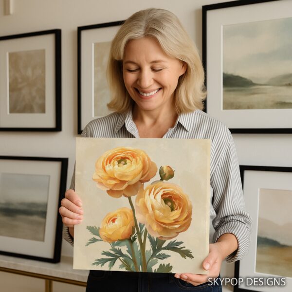Ranunculus Blooms Art