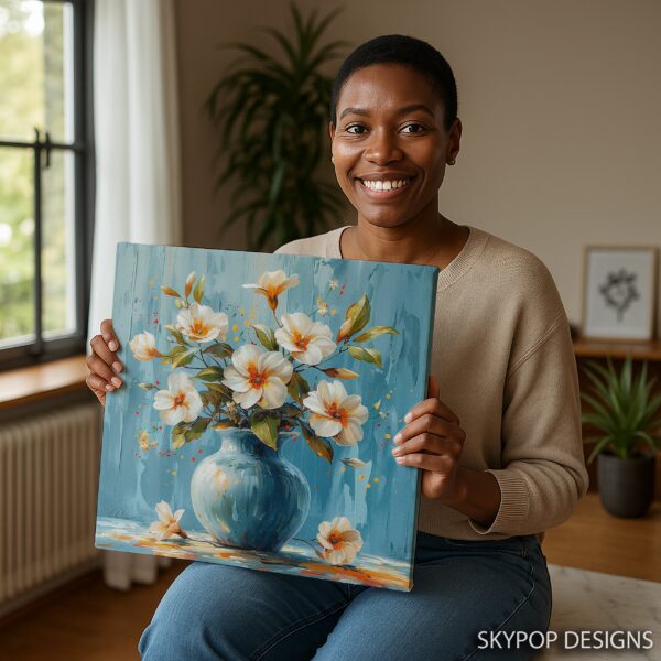Coastal Bloom Still Life Art
