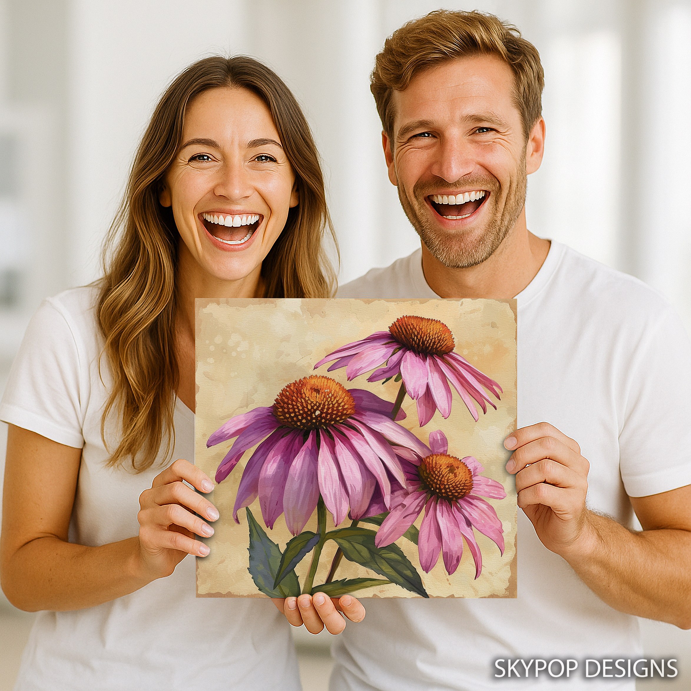 9.jpg Coneflower Art