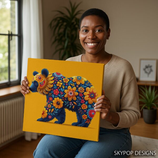 Bear Floral Art