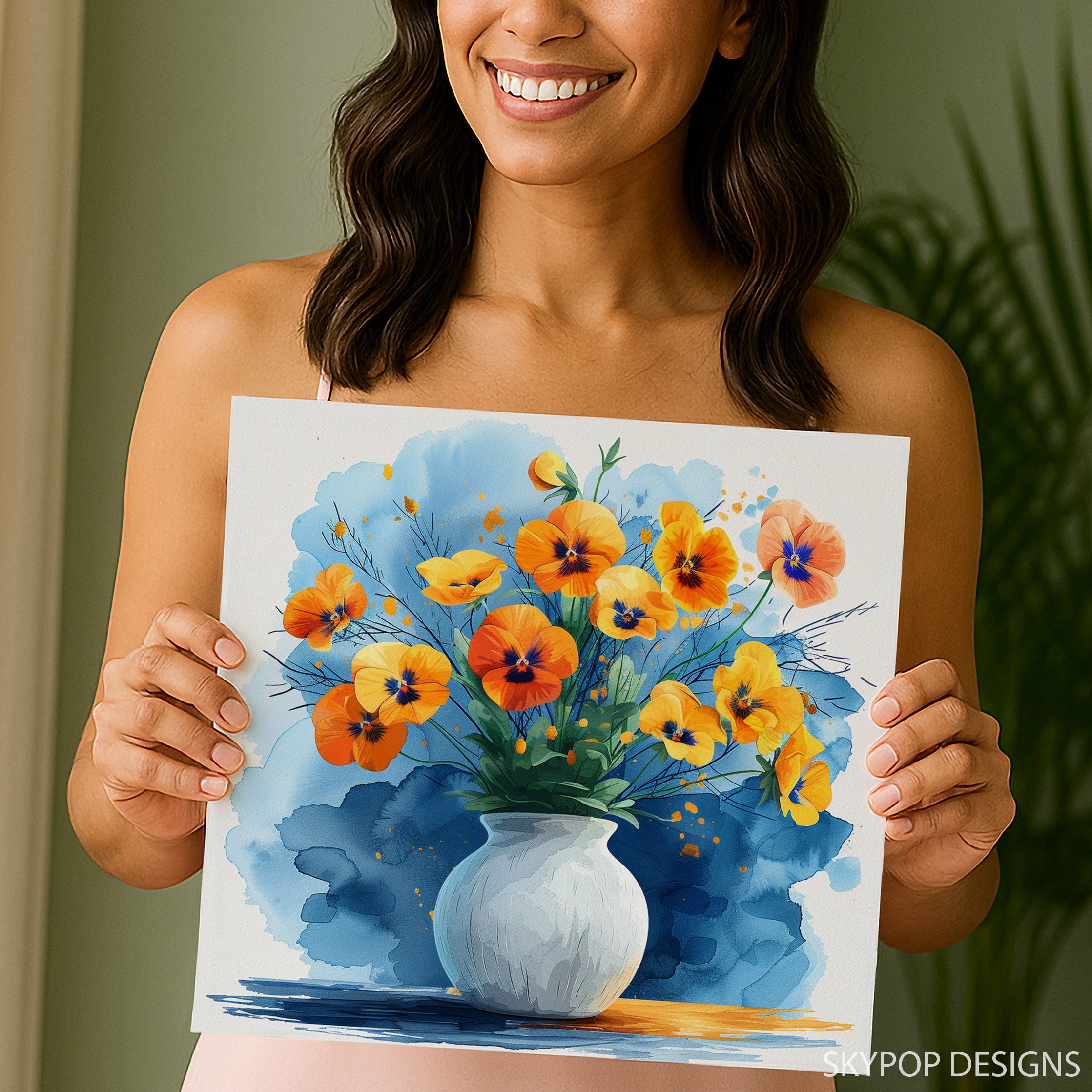 9.jpg Pansy Art