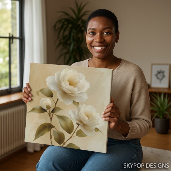 Camellia Flower Art
