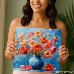 Ranunculus Bouquet Art