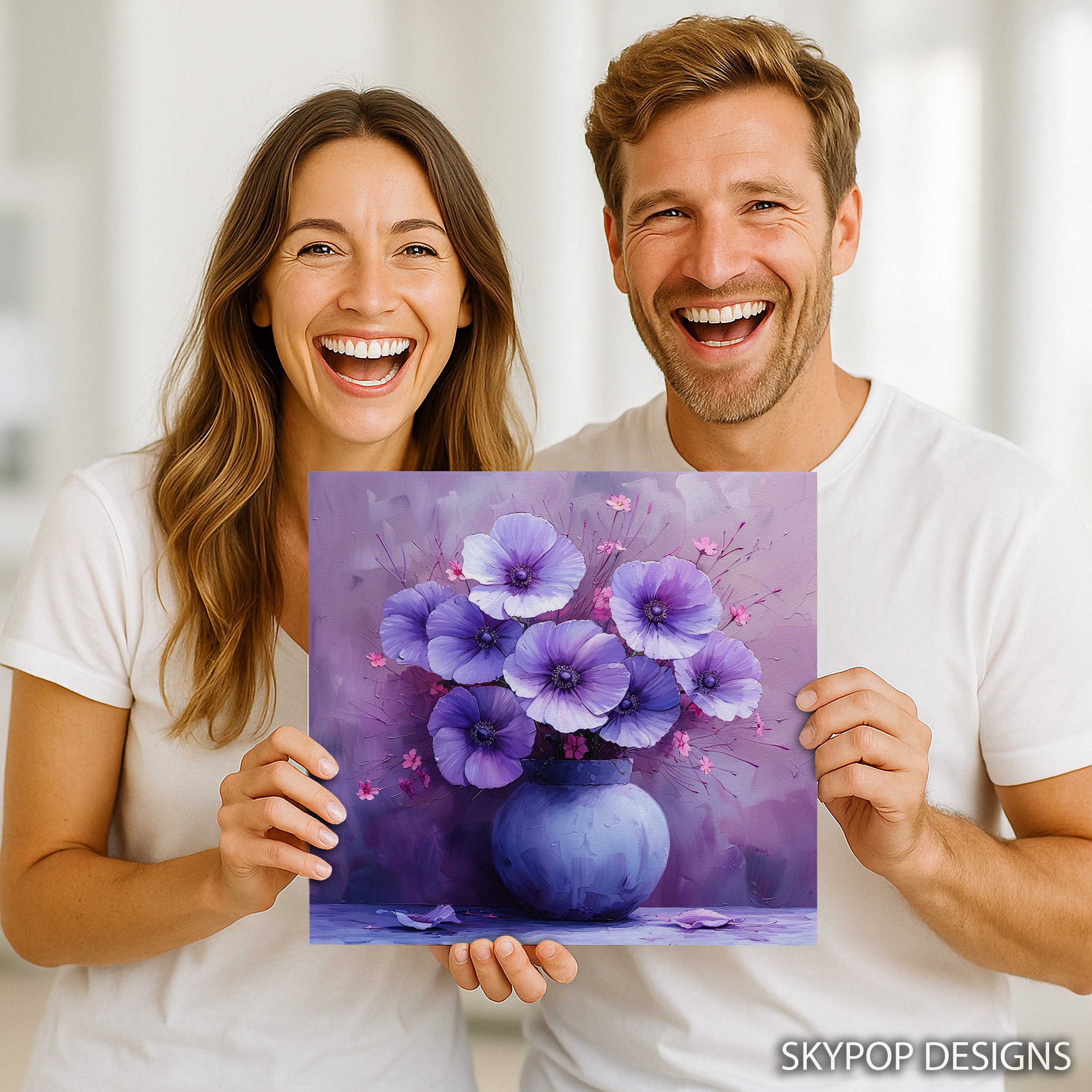 9.jpg Purple Poppy Garden Art
