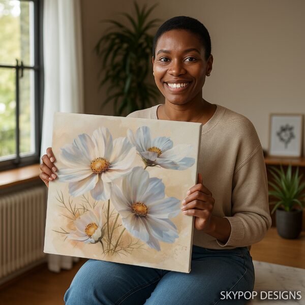 Cosmos Flower Art
