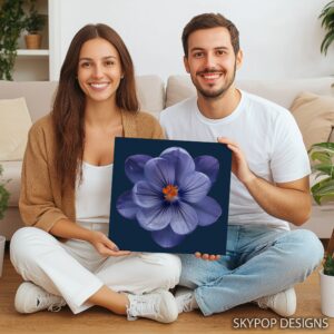 Crocus Bloom Art