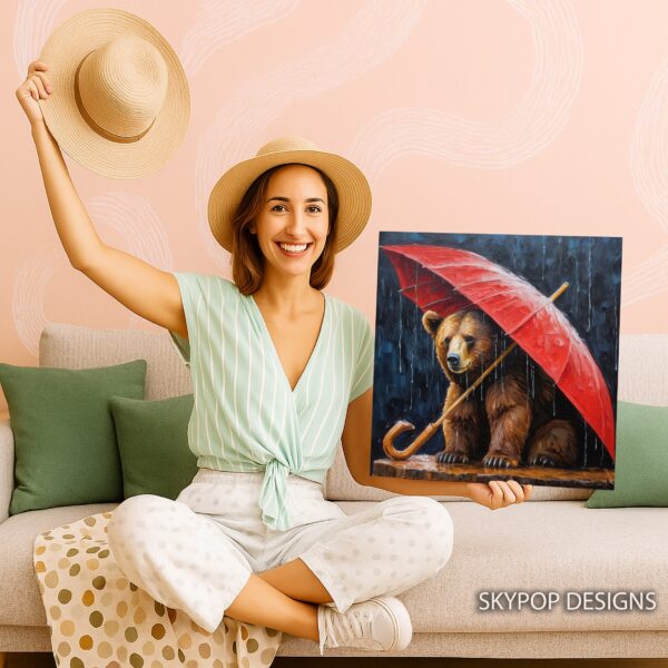 Bear Umbrella Art