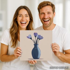 Crocus Vase Art