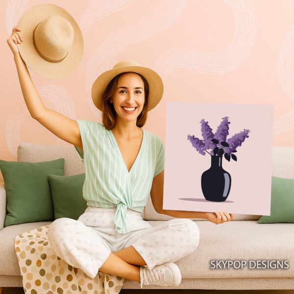 Lilac Bouquet Art