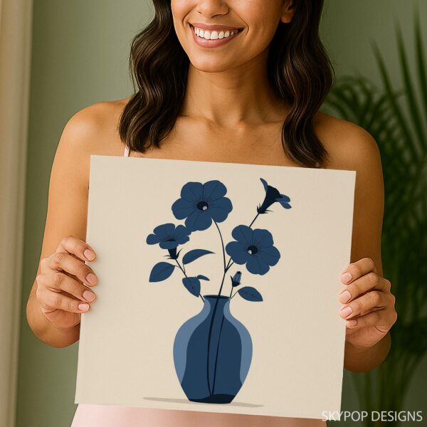 Petunia Vase Art