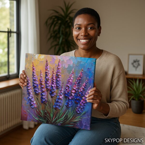 Lavender Field Art