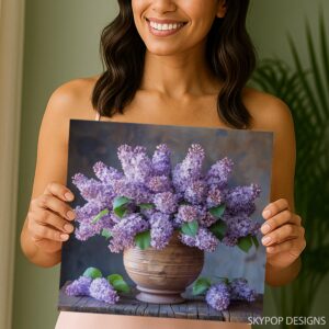 Lilac Bouquet Art
