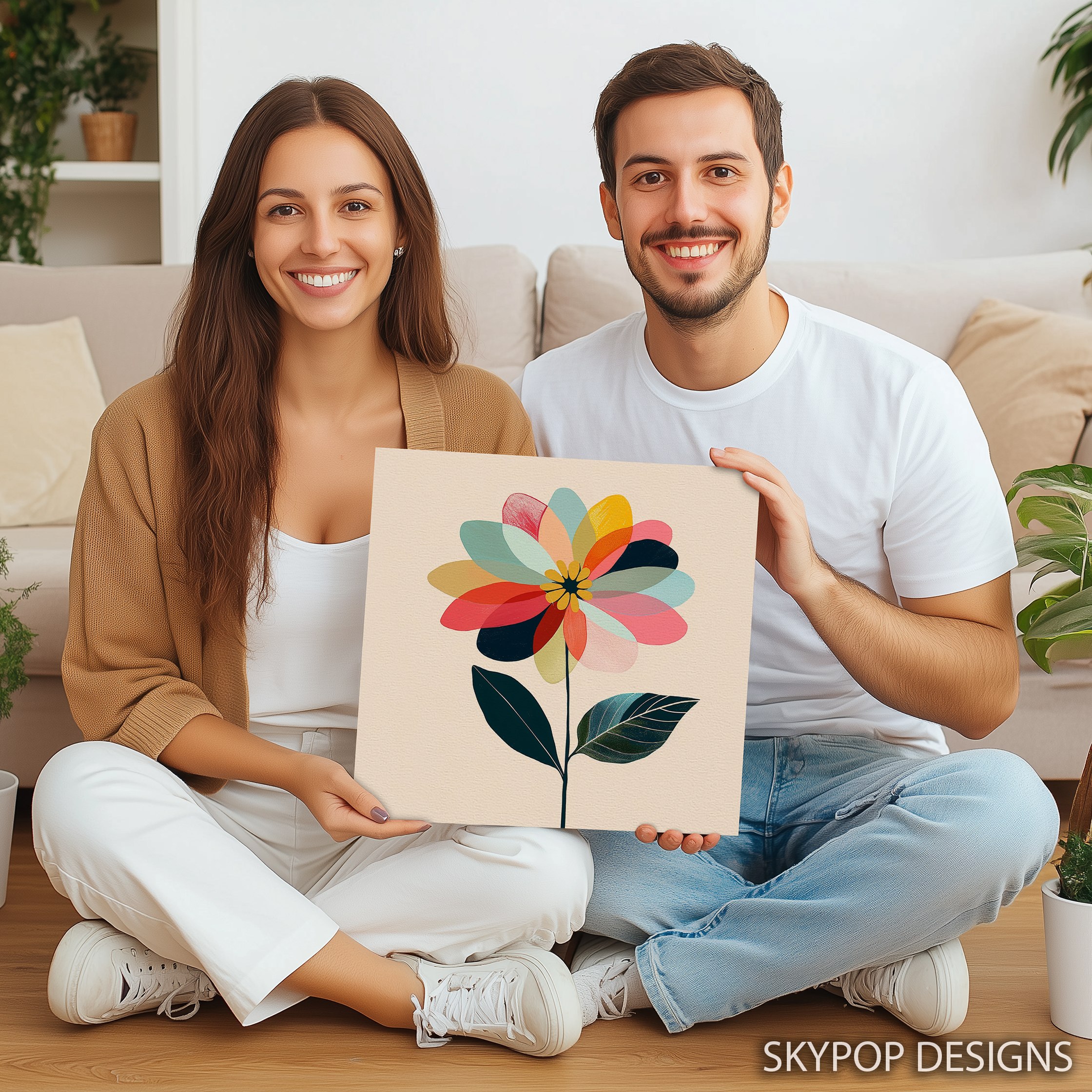 9.jpg Floral Burst Art