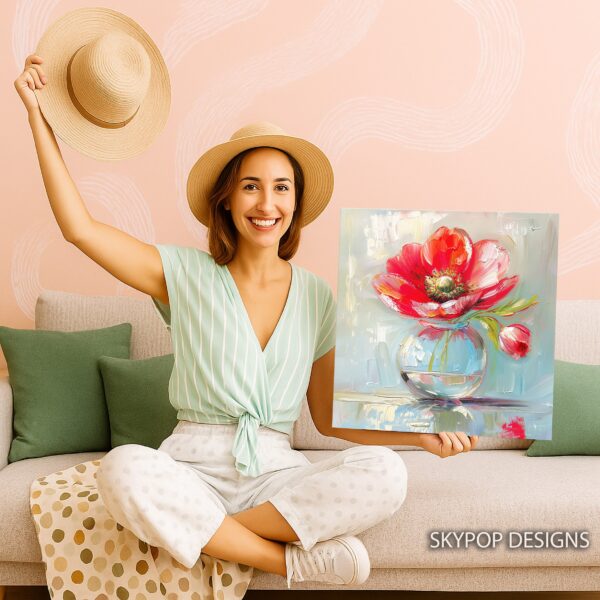 Red Anemone Art