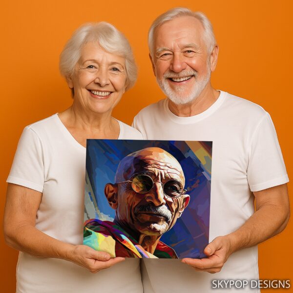 Gandhi Visionary Portrait Art
