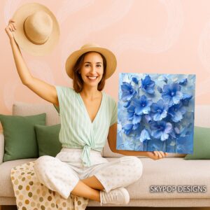 Delphinium Floral Art