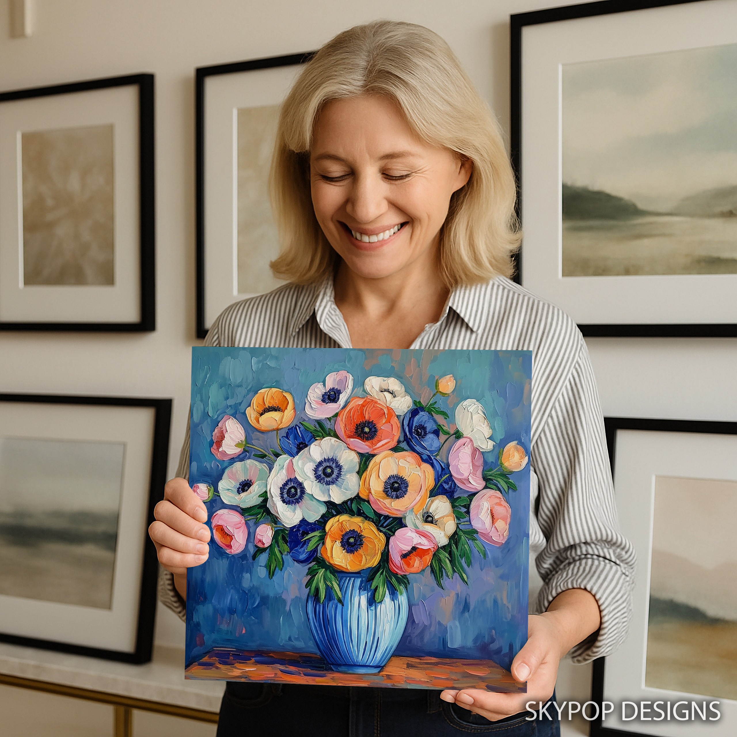 9.jpg Anemone Bouquet Art