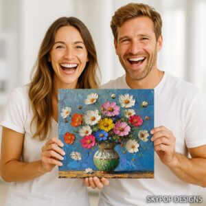 Cosmos Flower Art