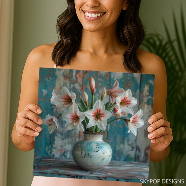 Amaryllis Blossoms Art