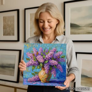 Lilac Bouquet Art