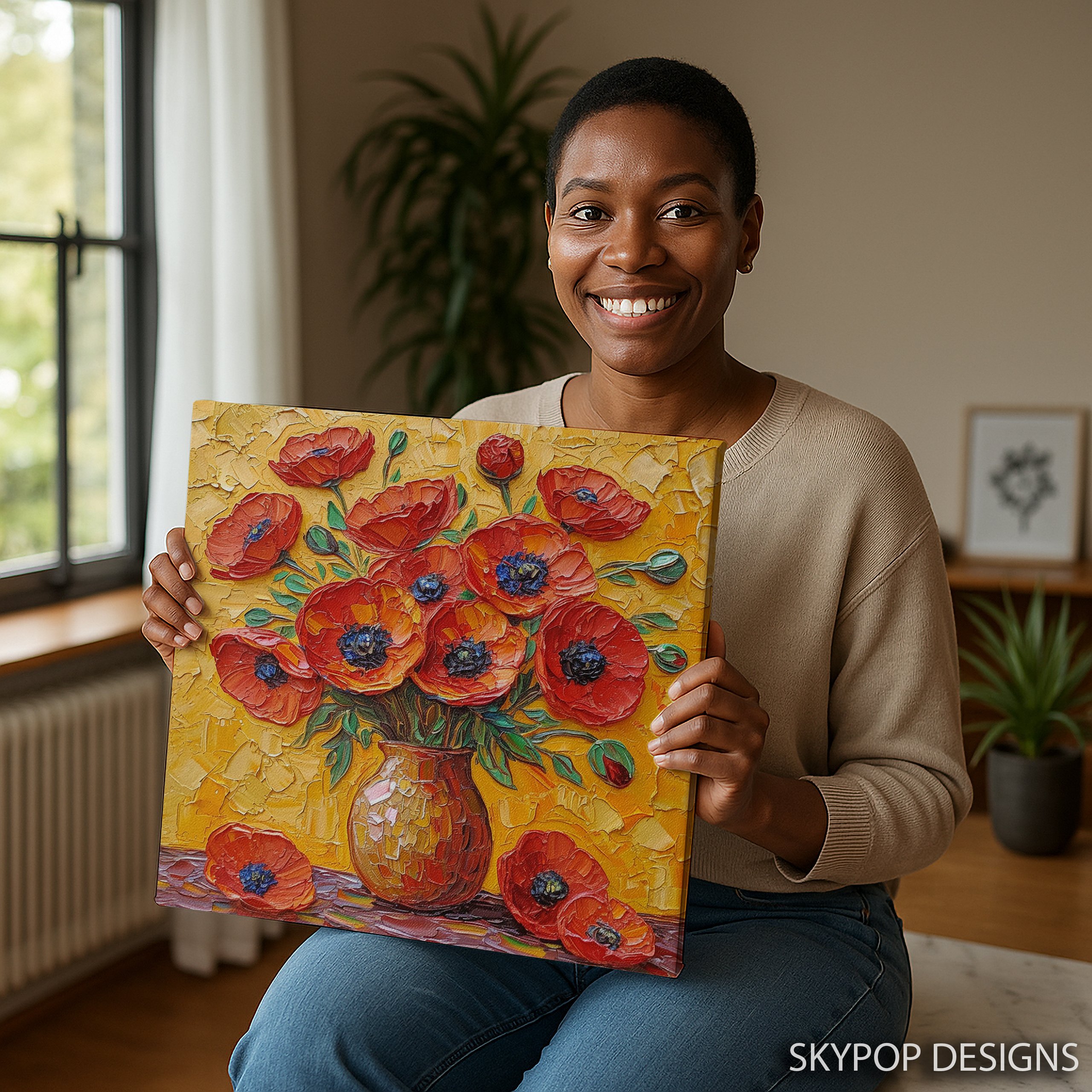 9.jpg Poppy Bouquet Art