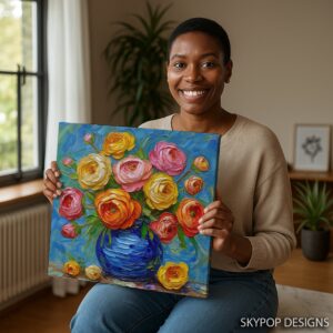 Ranunculus Bouquet Art