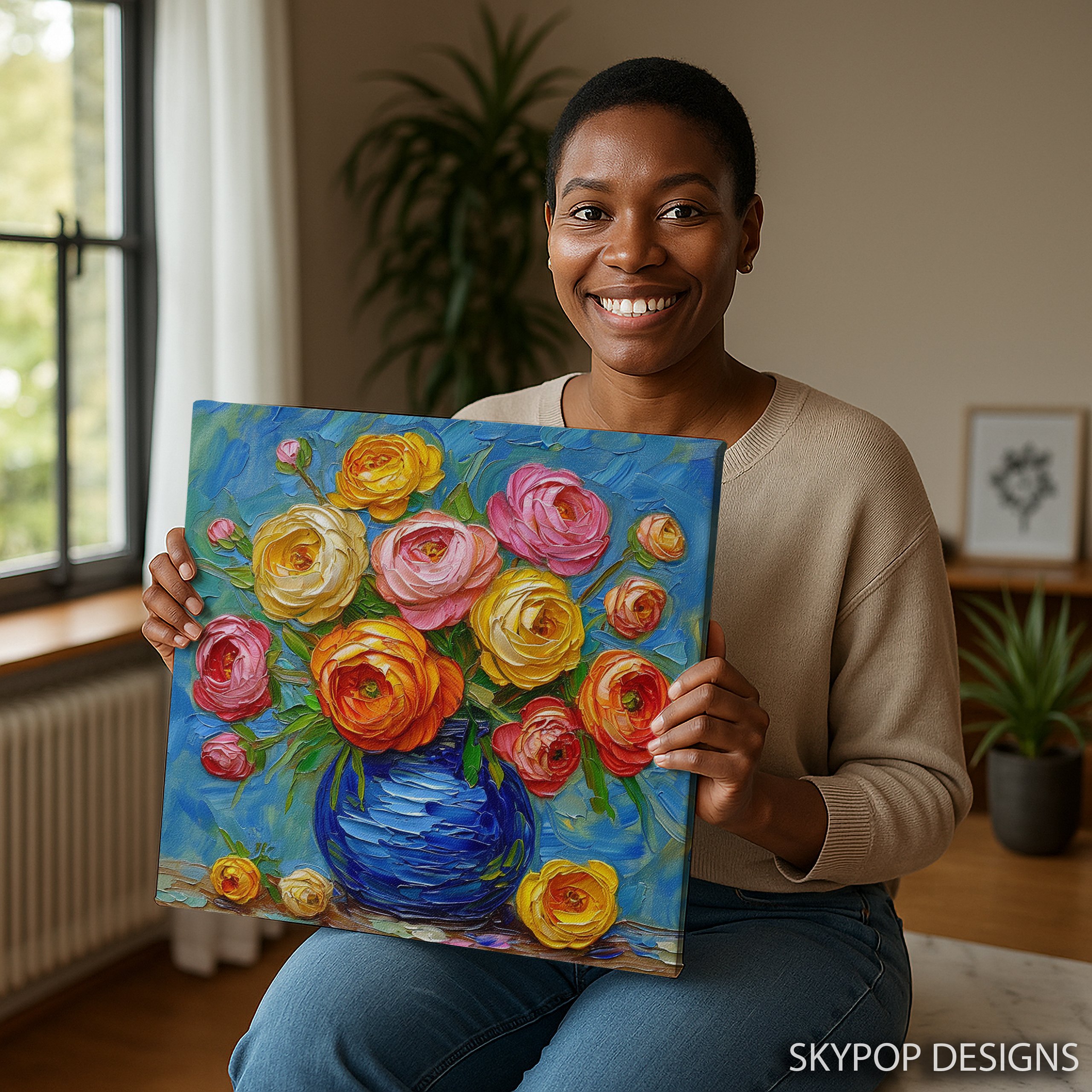 9.jpg Ranunculus Bouquet Art