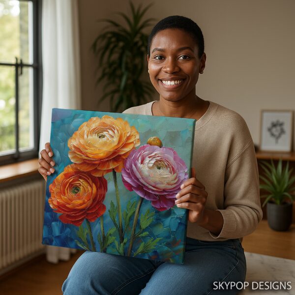 Ranunculus Blooms Art