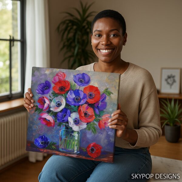Anemone Bouquet Art