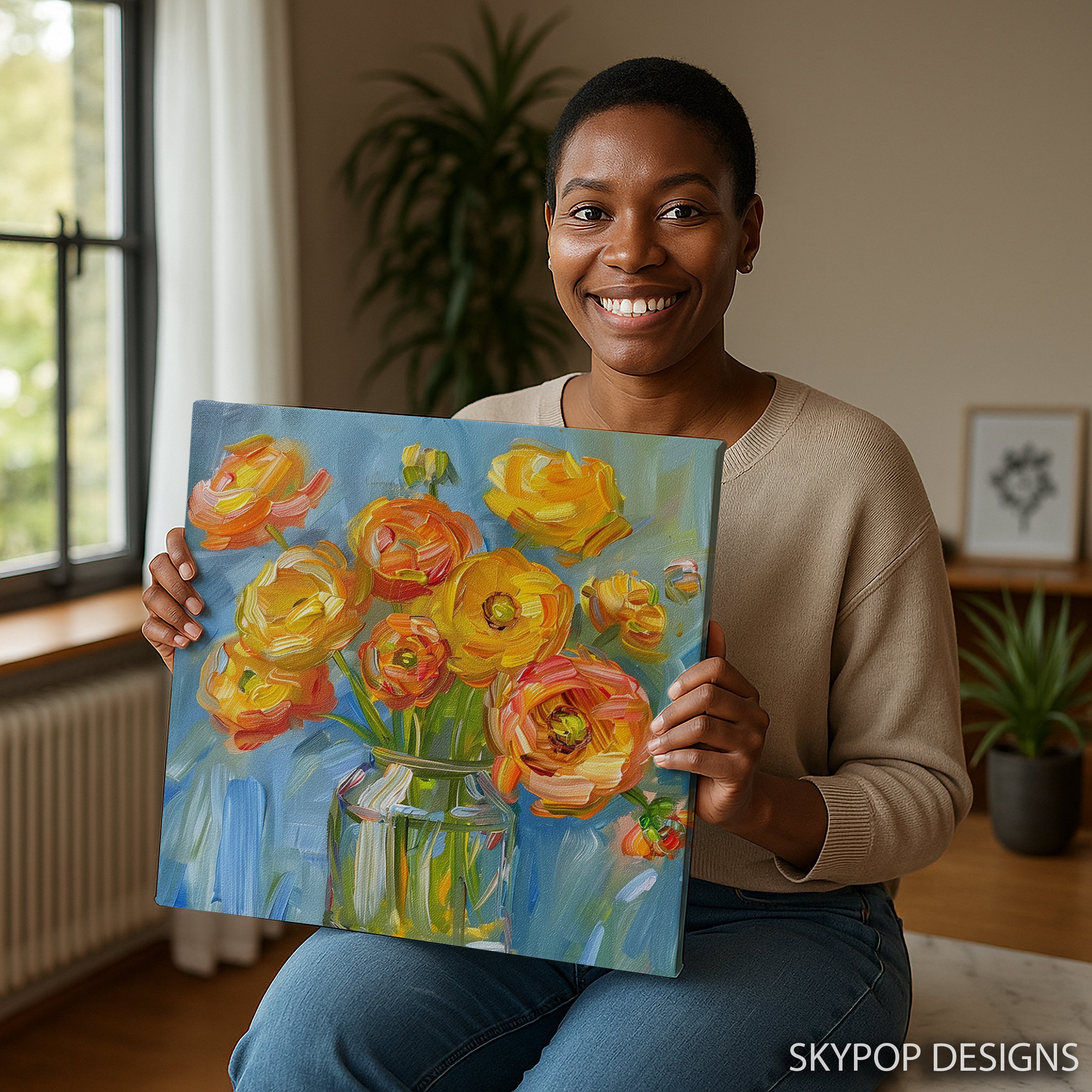 9.jpg Ranunculus Bouquet Art