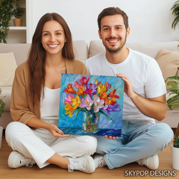 Freesia Bouquet Art