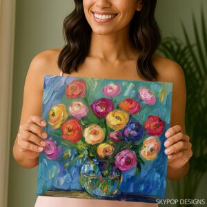 Ranunculus Bouquet Art